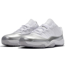 Load image into Gallery viewer, Nike Air Jordan 11 Retro Low White Metallic Silver Basketball Men