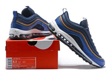 Load image into Gallery viewer, Nike Air Max 97 DK Blue Coffee Shoes Sale Men Size US 7, 8, 8.5, 9, 10, 11