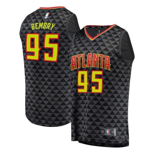 DeAndre Bembry Atlanta Hawks Jersey  Icon Edition  Black
