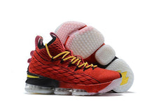 Load image into Gallery viewer, Nike Lebron XV 15 Red Yelow Black Bordeaux Men Shoes Sale Size US7,8,8.5,9,10,11,12