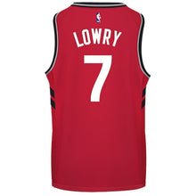 Load image into Gallery viewer, Raptors Adult Swingman Icon Jersey  Lowry  Red