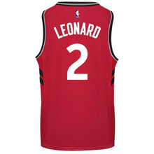 Load image into Gallery viewer, Raptors Men&#39;s Swingman Icon Jersey  Leonard  Red