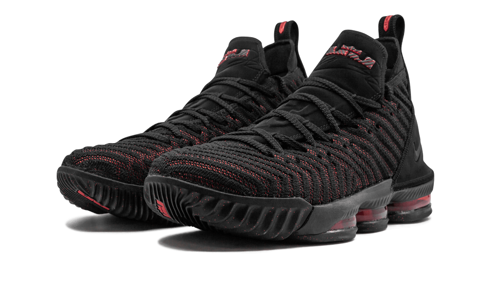 Nike Lebron Xvi Black/black-university Red