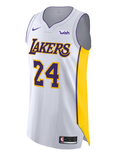 Los Angeles Lakers Kobe Bryant Association Authentic Jersey  White