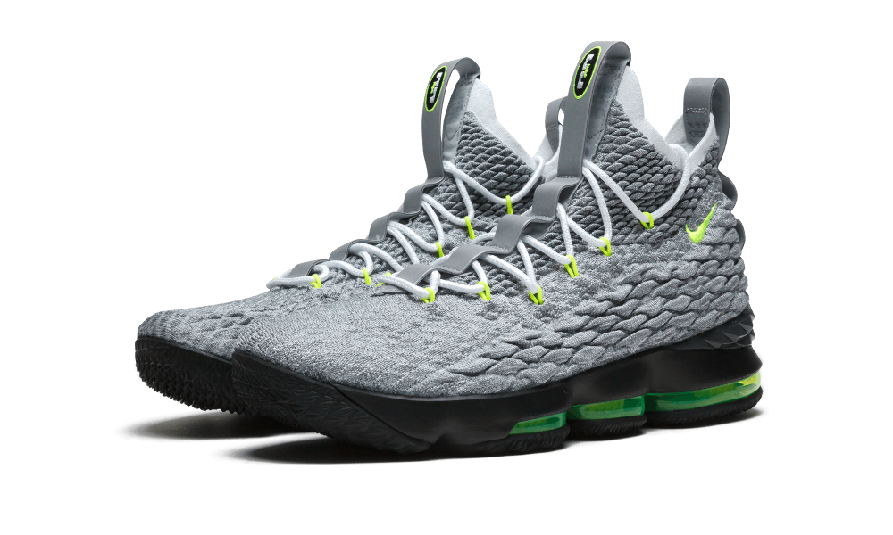 Nike Lebron 15 Ksa Cool Grey/volt-wolf Grey