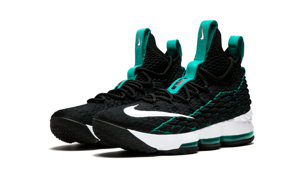 Nike Lebron 15 Ks2b Black/white-rio Teal