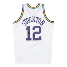 Load image into Gallery viewer, s Hardwood Classic Swingman Jersey  MensApparelJerseys  Utah Jazz  Stockton John  HWC s  White