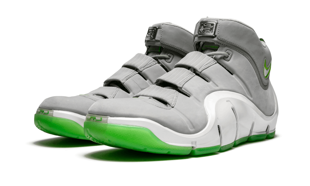 Nike Lebron Zoom 4 Grey/green/white