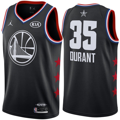 NBA AllStar Edition Kevin Durant # Men's Jordan Swingman Jersey  Black