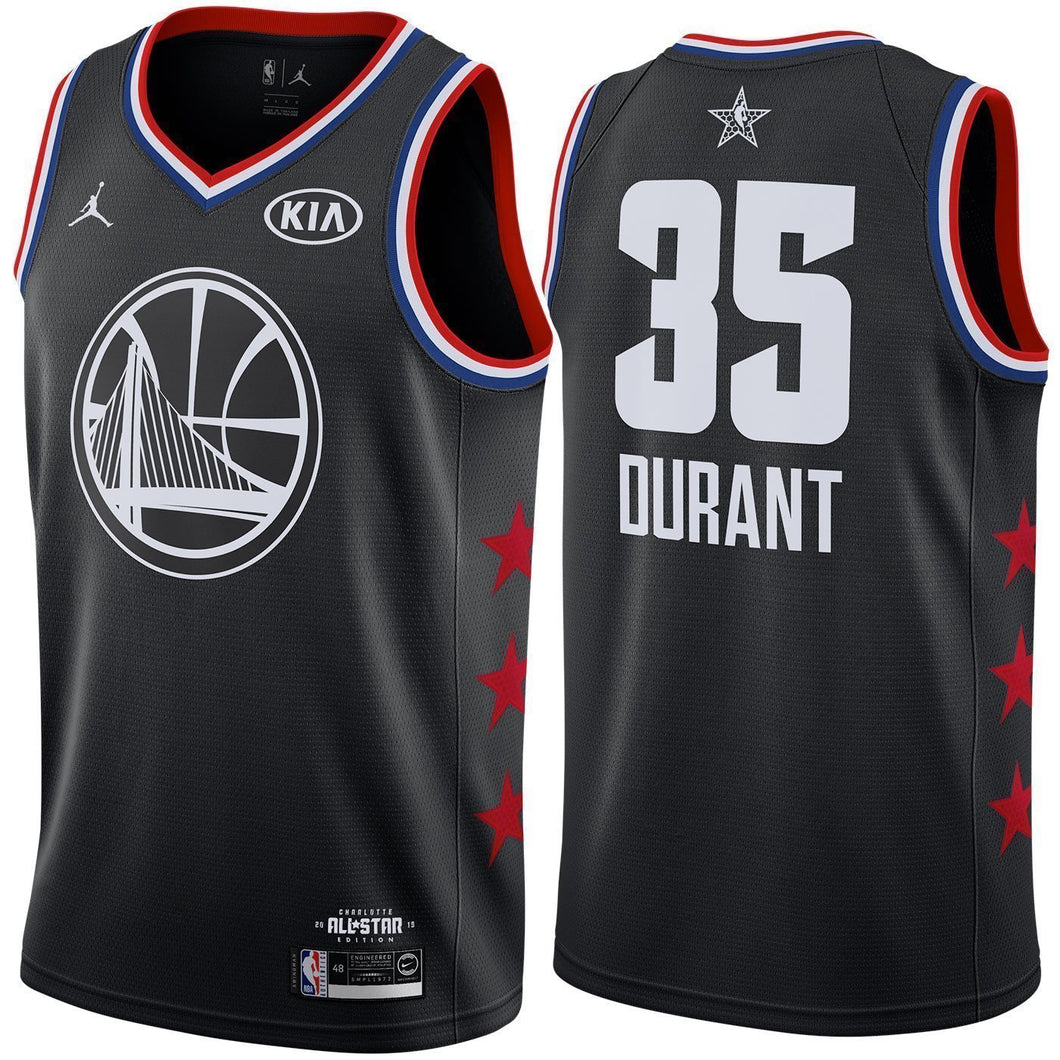 NBA AllStar Edition Kevin Durant # Men's Jordan Swingman Jersey  Black