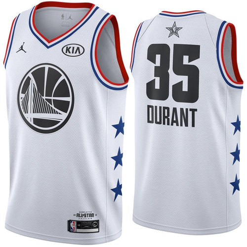 NBA AllStar Edition Kevin Durant # Men's Jordan Swingman Jersey  White