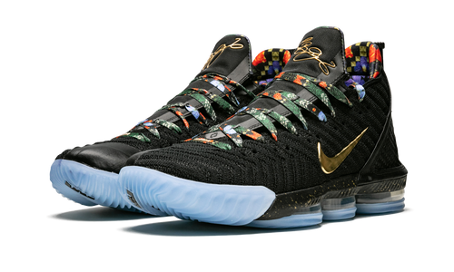 Nike Lebron Xvi Kc Black/metallic Gold-rose Frost