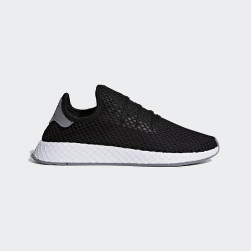 Deerupt Runner Shoes Core Black / Core Black / Solar Red Adidas