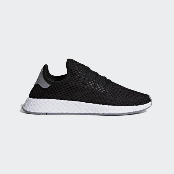 Deerupt Runner Shoes Core Black / Core Black / Solar Red Adidas