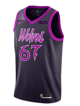 Load image into Gallery viewer, Minnesota Timberwolves City Edition Taj Gibson Swingman Jersey  Black