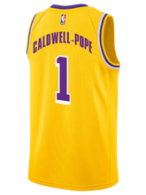 Load image into Gallery viewer, Los Angeles Lakers Kentavious CaldwellPope  Icon Edition Swingman Jersey  Gold