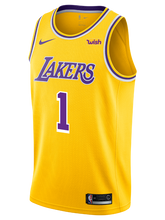 Load image into Gallery viewer, Los Angeles Lakers Kentavious CaldwellPope  Icon Edition Swingman Jersey  Gold