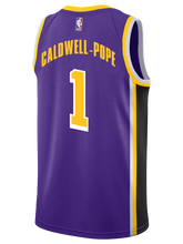 Load image into Gallery viewer, Los Angeles Lakers Kentavious CaldwellPope  Statement Edition Swingman Jersey  Purple