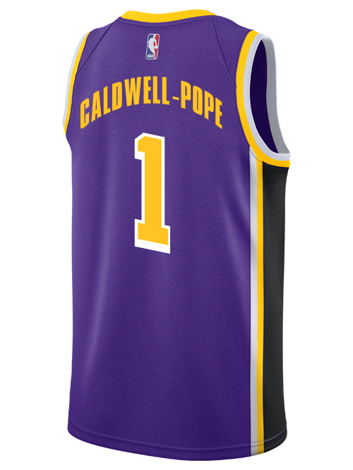 Los Angeles Lakers Kentavious CaldwellPope  Statement Edition Swingman Jersey  Purple
