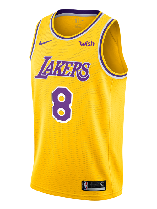 Los Angeles Lakers Kobe Bryant Icon Edition Swingman Jersey  Gold