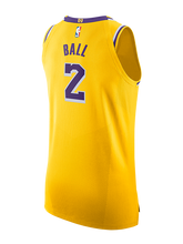 Load image into Gallery viewer, Los Angeles Lakers Lonzo Ball Icon Edition Authentic Jersey  Gold