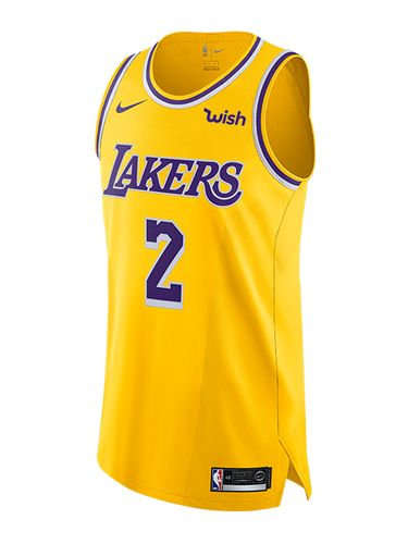 Los Angeles Lakers Lonzo Ball Icon Edition Authentic Jersey  Gold