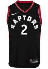 Load image into Gallery viewer, Raptors Adult Swingman Statement Jersey  Leonard  Black