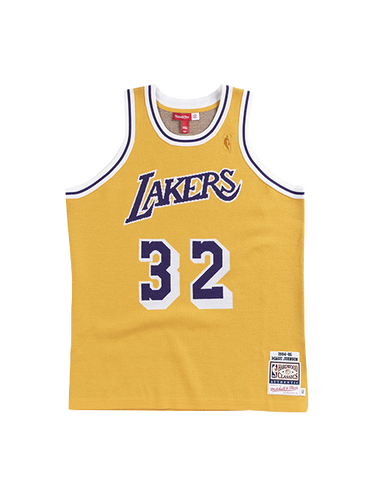 Los Angeles Lakers Johnson Merino Knit Jersey  Gold