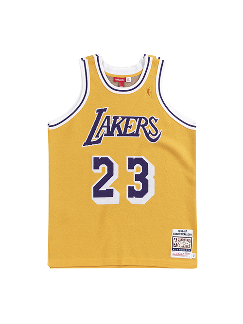 Los Angeles Lakers Ceballos Merino Knit Jersey  Gold