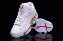Load image into Gallery viewer, Nike Air Jordan Men 13 Retro White/Gold Basketball Men