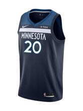 Load image into Gallery viewer, Minnesota Timberwolves Josh Okogie Icon Authentic Jersey  Grey