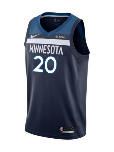 Minnesota Timberwolves Josh Okogie Icon Authentic Jersey  Grey