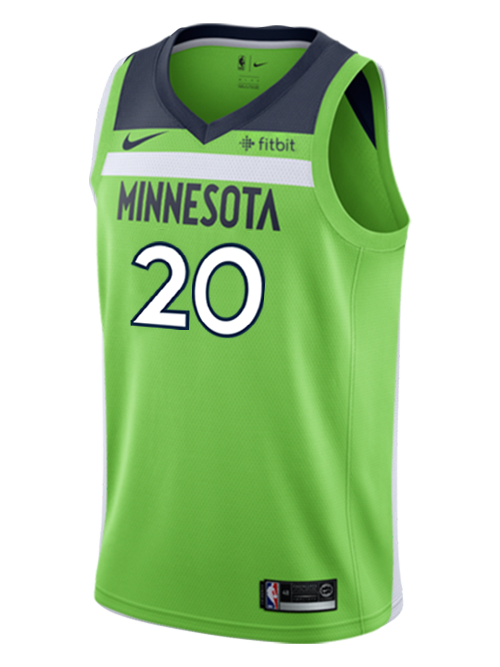 Minnesota Timberwolves Josh Okogie Statement Swingman Jersey  Green