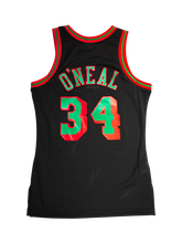 Load image into Gallery viewer, Los Angeles Lakers Shaquille Oneal Christmas Swingman Jersey  Black