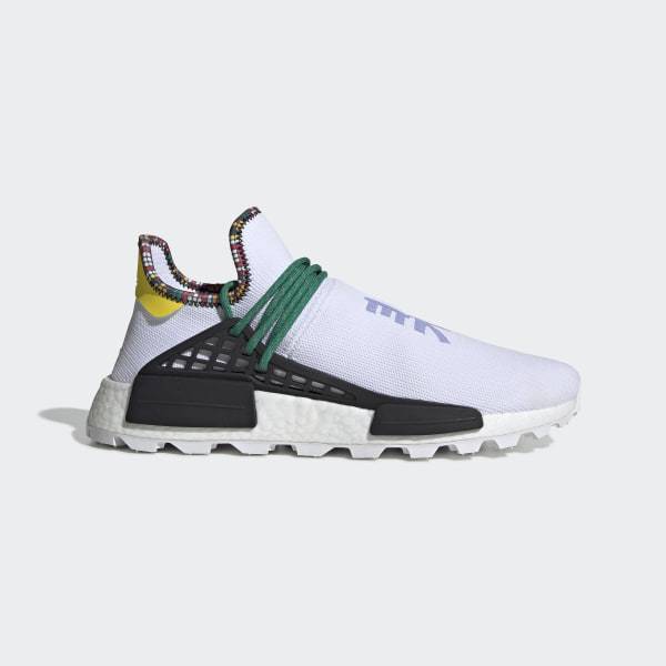 Pw Solar Hu Nmd Cloud White / Bold Green / Bright Yellow Adidas