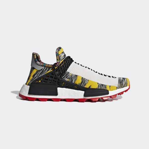 Pharrell Williams Solarhu Nmd Shoes Black / Core Black / Red Adidas