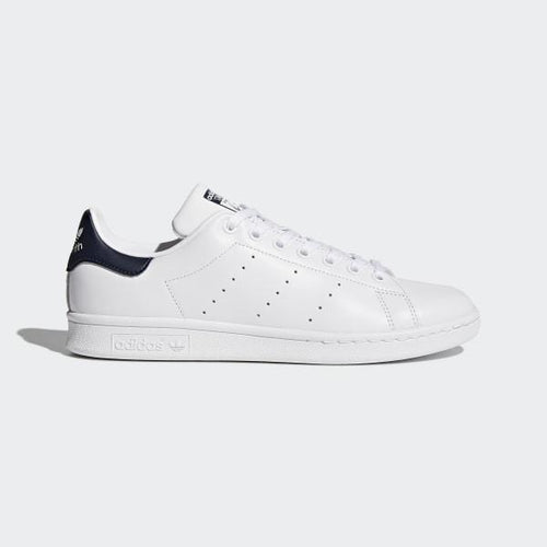 Stan Smith Shoes Core White / Core White / Dark Blue Adidas