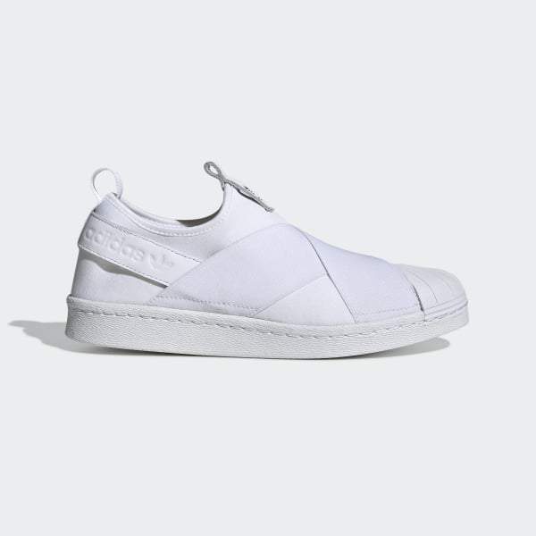 Superstar Slip-on Shoes Cloud White / Cloud White / Core Black Adidas