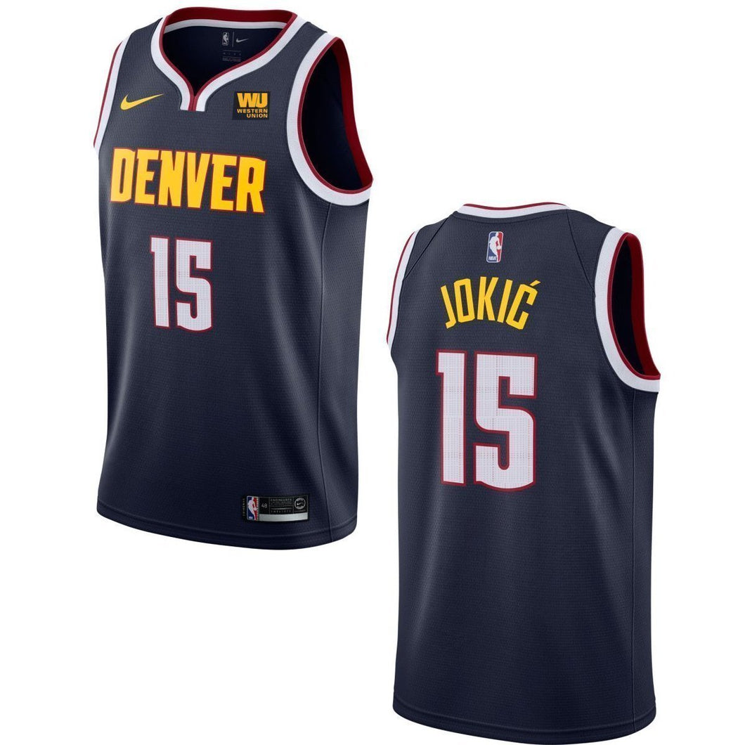 Nikola Jokic Denver Nuggets Swingman Icon Jersey  Blue