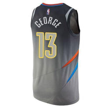 Load image into Gallery viewer, Oklahoma City Thunder Nike Youth George City Edition Swingman Jersey  Black