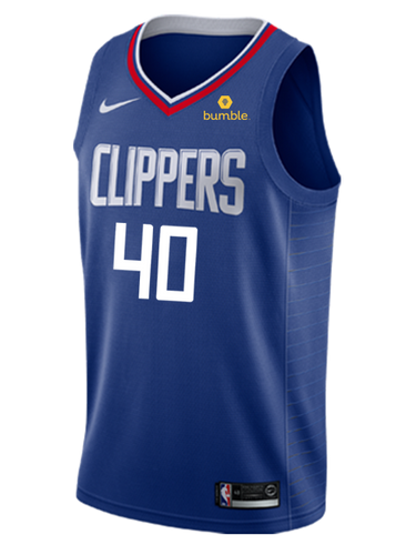 LA Clippers Ralph Lawler Icon Swingman Jersey  Blue