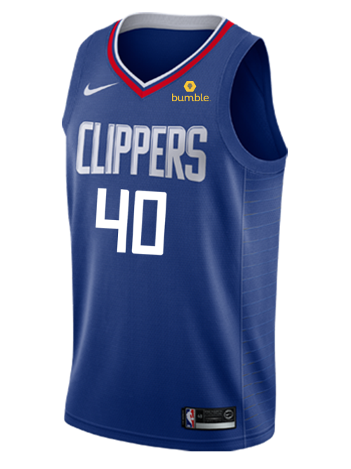 LA Clippers Ralph Lawler Icon Swingman Jersey  Blue