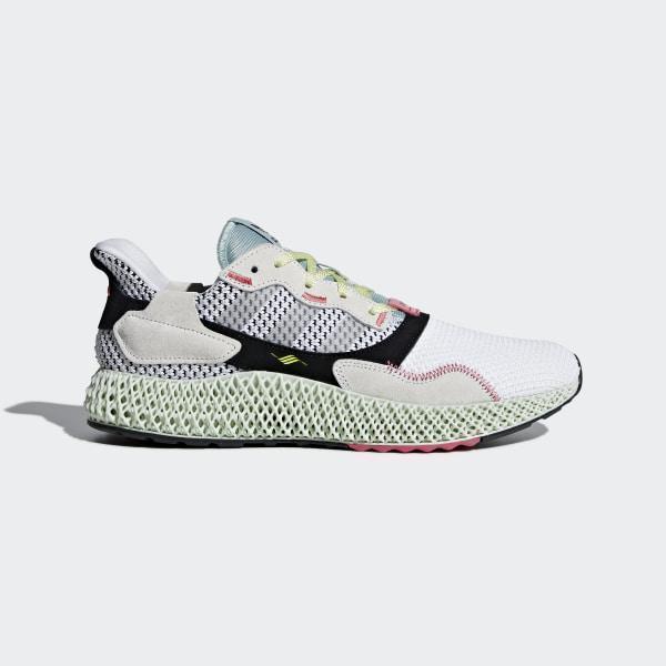 Zx 4000 4d Shoes Cloud White / Grey Two / Linen Green Adidas