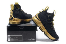 Load image into Gallery viewer, Nike Lebron XV 15 Black Gold Men Shoes Sale Size US7,8,8.5,9,10,11,12