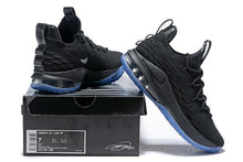 Load image into Gallery viewer, Nike Lebron XV 15 Low EP Black Blue Men Shoes Sale Size US7,8,8.5,9,10,11,12