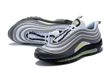 Load image into Gallery viewer, Nike Air Max 97 Carbon Grey Fludredsent Green Shoes Sale Men Size US 7, 8, 8.5, 9, 10, 11