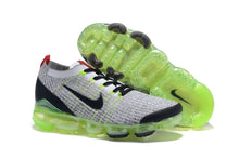 Load image into Gallery viewer, Nike Air Vapormax Flyknit 3 &quot;Neon&quot; Grey Black White Shoes Sneakers Men Sale Size US 7, 8, 8.5, 9, 10, 11