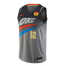 Load image into Gallery viewer, Oklahoma City Thunder Nike Youth Adams City Edition Swingman Jersey  Black