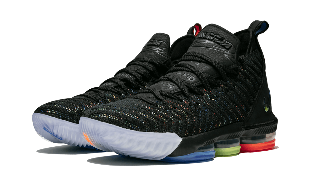 Nike Lebron 16 Black/ Metallic Silver