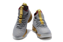 Load image into Gallery viewer, Nike Lebron XV 15 Grey Gold Bordeaux Men Shoes Sale Size US7,8,8.5,9,10,11,12